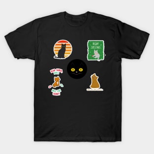 Cat Sticker Pack T-Shirt